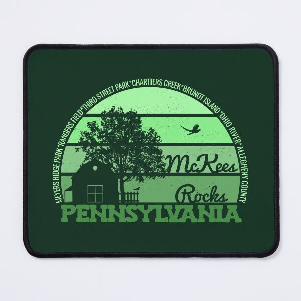 Item preview, McKees Rocks Pennsylvania Sunset Retro Vintage Local Pride Logo designed and sold by CRHPOD20.