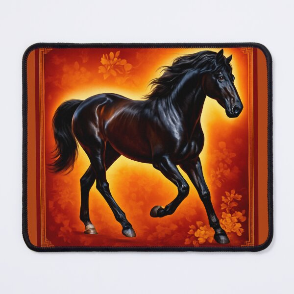 Item preview, Fire Horse of Luck and Protection 2026 designed and sold by Zofia Sosnecka.