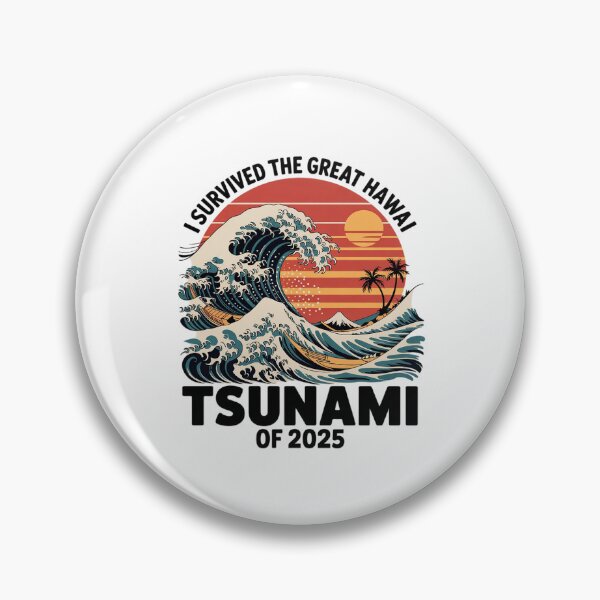 Item preview, Epic Survival I Survived The Great Hawaii Tsunami of 2025 2  designed and sold by MythWoot.