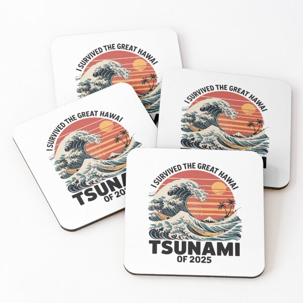 Item preview, Epic Survival I Survived The Great Hawaii Tsunami of 2025 2  designed and sold by MythWoot.