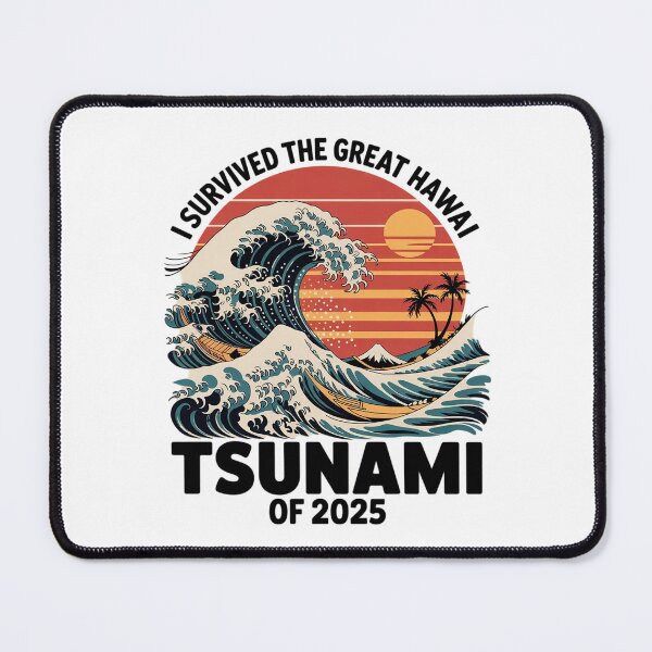 Item preview, Epic Survival I Survived The Great Hawaii Tsunami of 2025 2 designed and sold by MythWoot.