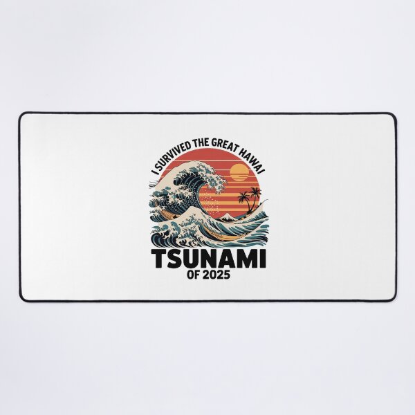 Item preview, Epic Survival I Survived The Great Hawaii Tsunami of 2025 2 designed and sold by MythWoot.