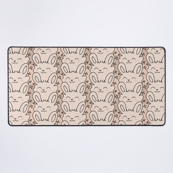 Item preview, beige happy bunnies designed and sold by sp00kyc0rpse.