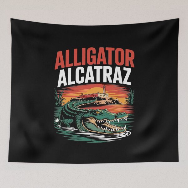 Item preview, Alligator Alcatraz, Florida Everglades Parody  designed and sold by PowAcademy.