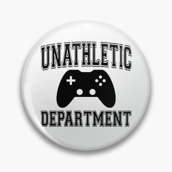 Item preview, Funny Nerdy Unathletic Department Video Game Player Black Text designed and sold by MathWare MathClips.