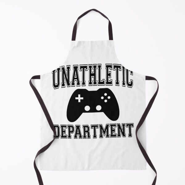 Item preview, Funny Nerdy Unathletic Department Video Game Player Black Text designed and sold by MathWare MathClips.