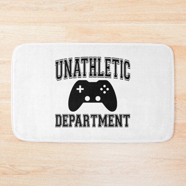 Item preview, Funny Nerdy Unathletic Department Video Game Player Black Text designed and sold by MathWare MathClips.