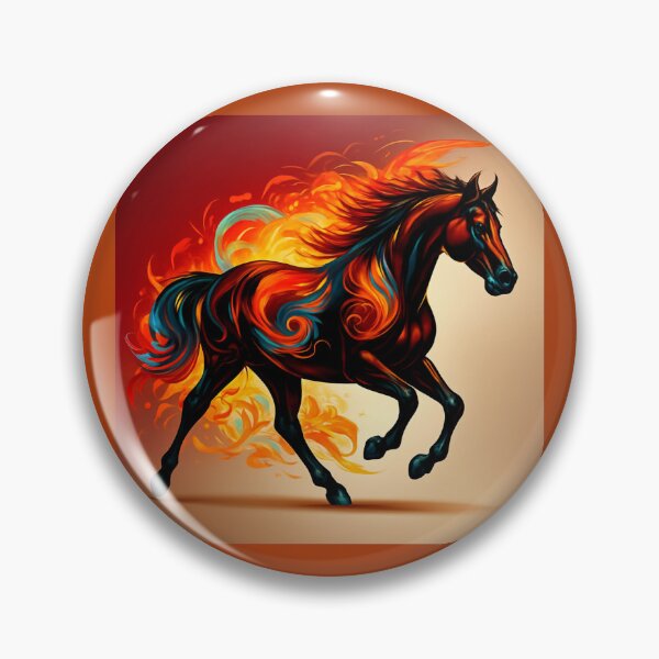 Item preview,  Fire Horse of Luck and Protection 2026 designed and sold by Zofia Sosnecka.