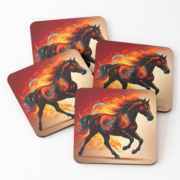 Item preview,  Fire Horse of Luck and Protection 2026 designed and sold by Zofia Sosnecka.