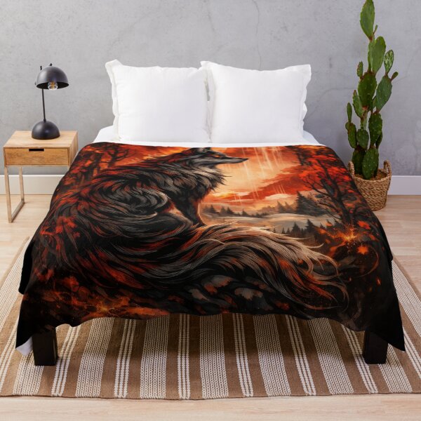 Item preview, Infernal Wolf Beneath the Blood Moon designed and sold by Daagath.
