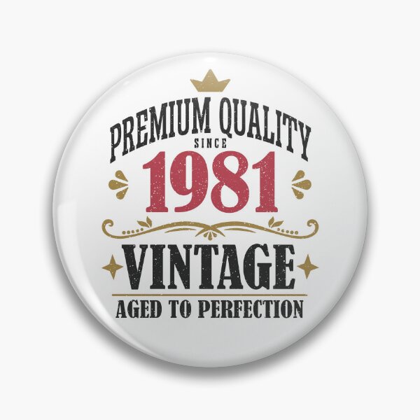 Item preview, 45th Birthday Vintage 1981 Premium Quality 45 Years Old designed and sold by eclecTEEq.