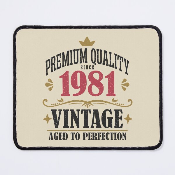 Item preview, 45th Birthday Vintage 1981 Premium Quality 45 Years Old designed and sold by eclecTEEq.