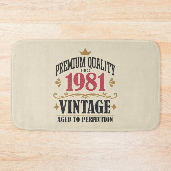 Item preview, 45th Birthday Vintage 1981 Premium Quality 45 Years Old designed and sold by eclecTEEq.