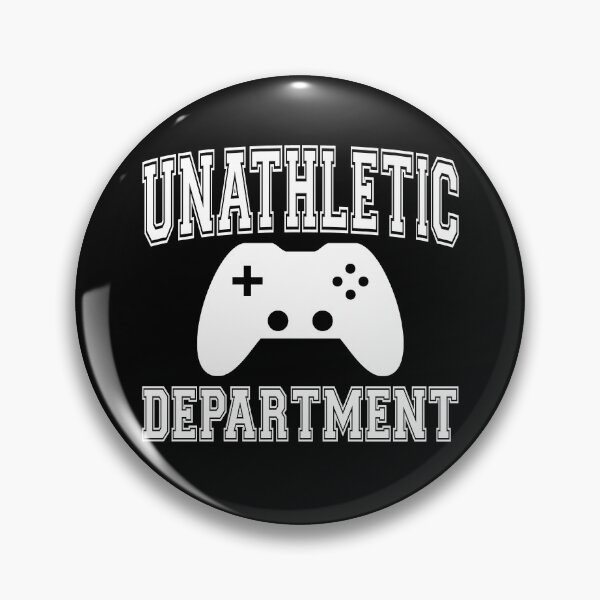 Item preview, Funny Nerdy Unathletic Department Video Game Player White Text designed and sold by MathWare MathClips.