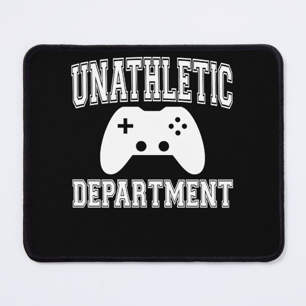 Item preview, Funny Nerdy Unathletic Department Video Game Player White Text designed and sold by MathWare MathClips.