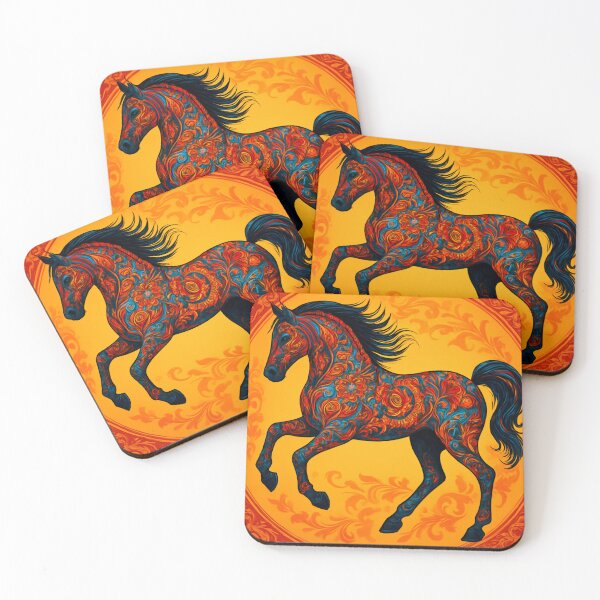 Item preview,  Fire Horse of Luck and Protection 2026 designed and sold by Zofia Sosnecka.