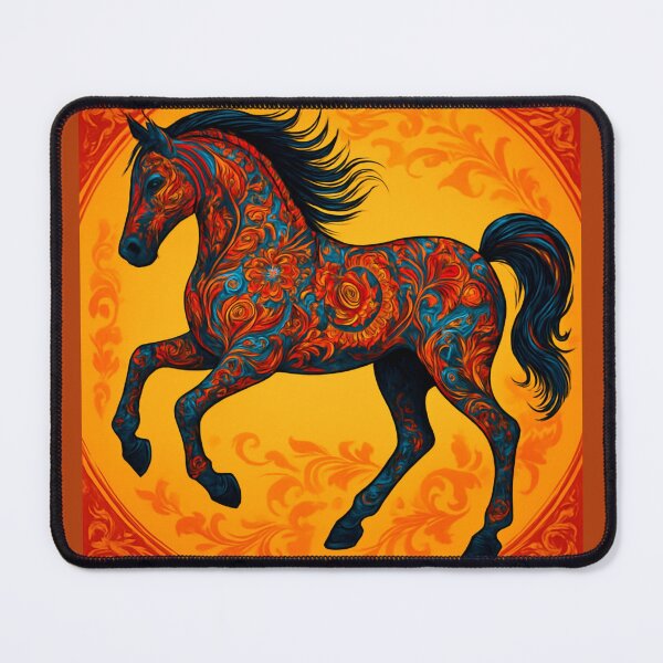 Item preview, Fire Horse of Luck and Protection 2026 designed and sold by Zofia Sosnecka.