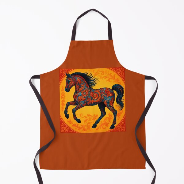 Item preview, Fire Horse of Luck and Protection 2026 designed and sold by Zofia Sosnecka.