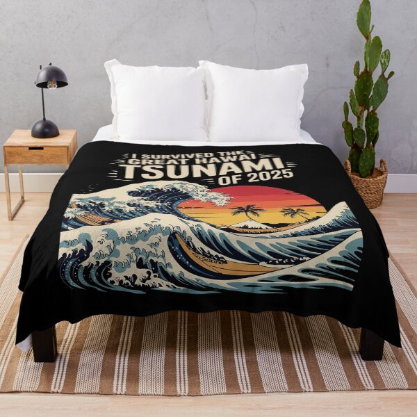 Item preview, Epic Survival I Survived The Great Hawaii Tsunami of 2025 32  designed and sold by CombatTask.