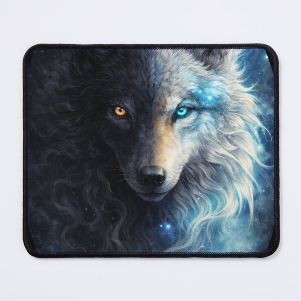 Item preview, Cosmic Duality Wolf Spirit designed and sold by Daagath.