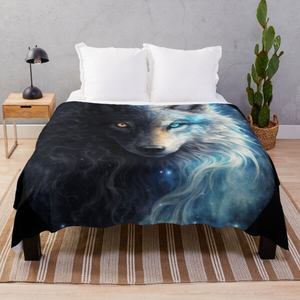 Item preview, Cosmic Duality Wolf Spirit designed and sold by Daagath.