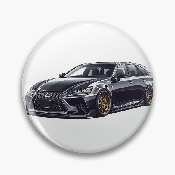 Item preview, Black Lexus GS SportCross VIP Luxury Wagon Sticker designed and sold by PalmixArt.