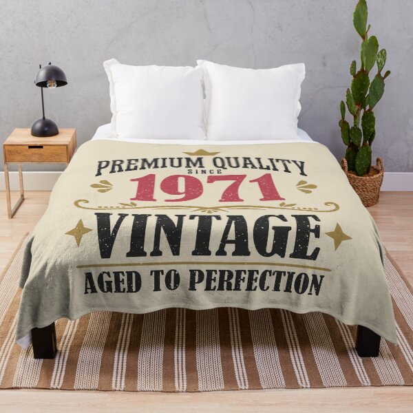 Item preview, 55th Birthday Vintage 1971 Premium Quality 55 Years Old designed and sold by eclecTEEq.