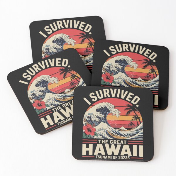 Item preview, Epic Survival I Survived The Great Hawaii Tsunami of 2025 36  designed and sold by CombatTask.