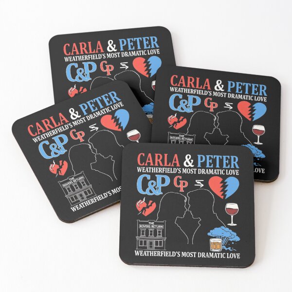 Item preview,  Carla Connor Peter Barlow | Coronation Street Carla Peter Ship Drama Tee designed and sold by GeniePixel.