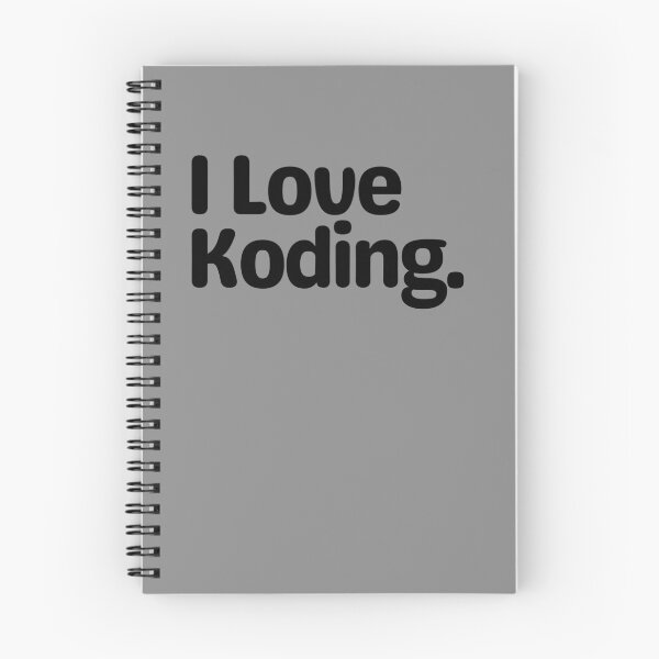 Item preview, I Love Koding – Funny Programmer Quote Minimalist Tech designed and sold by Fontasticc.