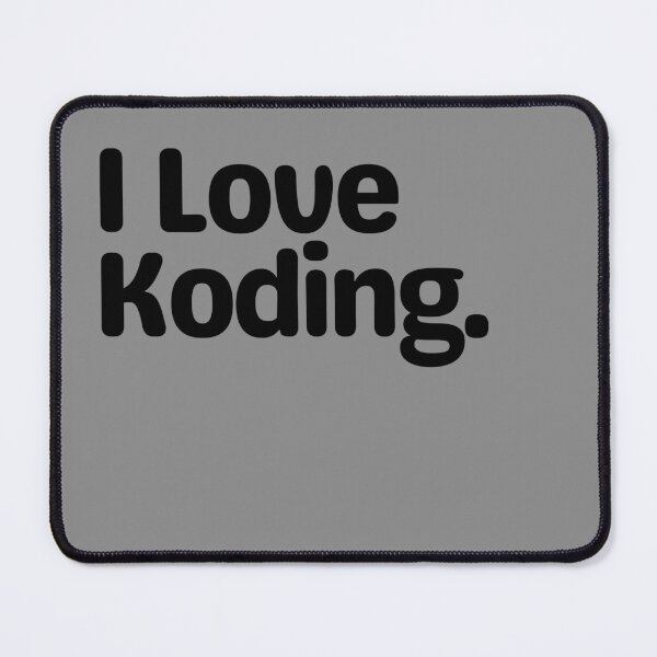 Item preview, I Love Koding – Funny Programmer Quote Minimalist Tech designed and sold by Fontasticc.