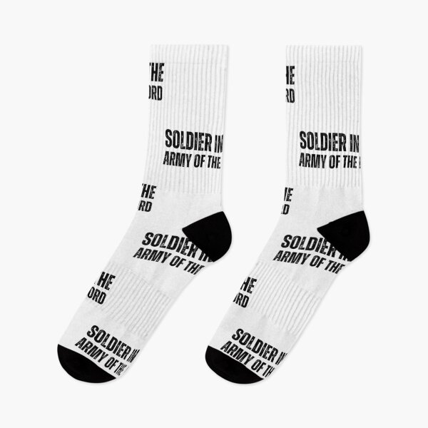 Item preview, Soldier in the Army of the Lord – Bold Christian Faith Design black worn look font designed and sold by GFamilyC.
