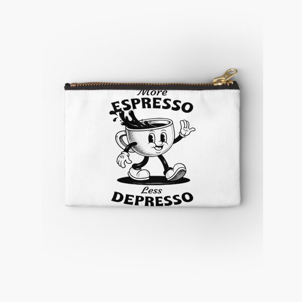 Item preview, More Espresso, Less Depresso – Vintage Coffee Motivation designed and sold by DariusZD.
