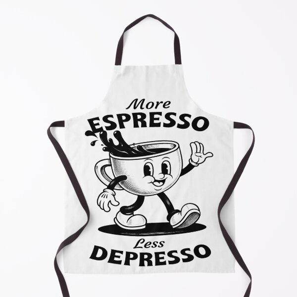 Item preview, More Espresso, Less Depresso – Vintage Coffee Motivation designed and sold by DariusZD.
