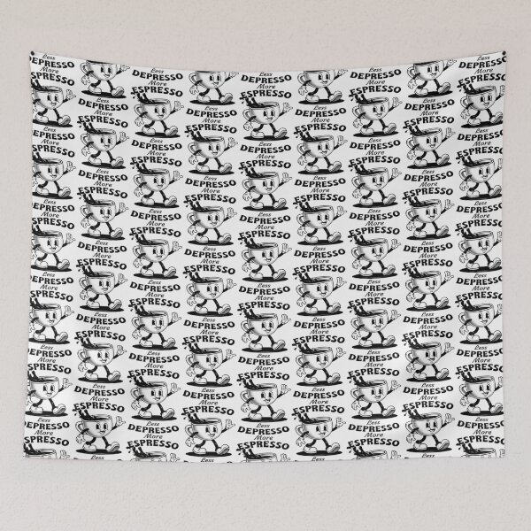 Item preview, More Espresso, Less Depresso – Vintage Coffee Motivation designed and sold by DariusZD.