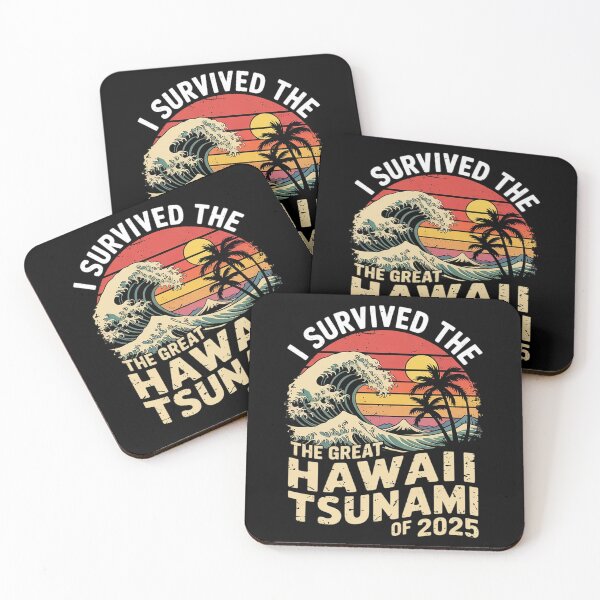 Item preview, Epic Survival I Survived The Great Hawaii Tsunami of 2025 41  designed and sold by CombatTask.