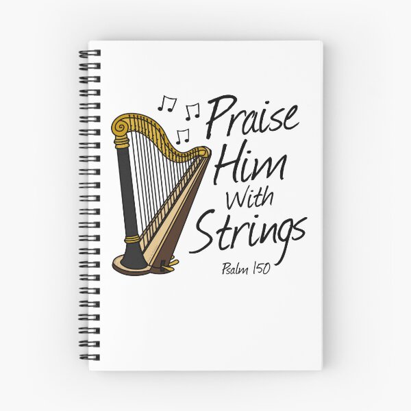 Item preview, Harp, Praise Him With Strings, Christian Harpist designed and sold by doodlerob.