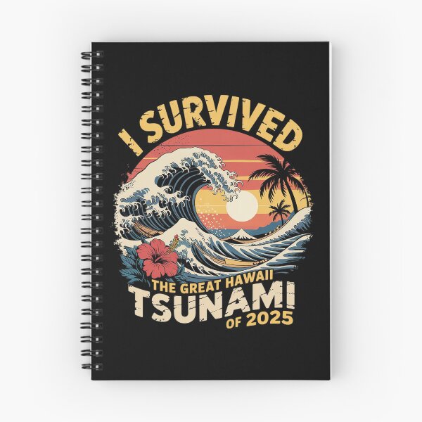 Item preview, Epic Survival I Survived The Great Hawaii Tsunami of 2025 43  designed and sold by MythWoot.