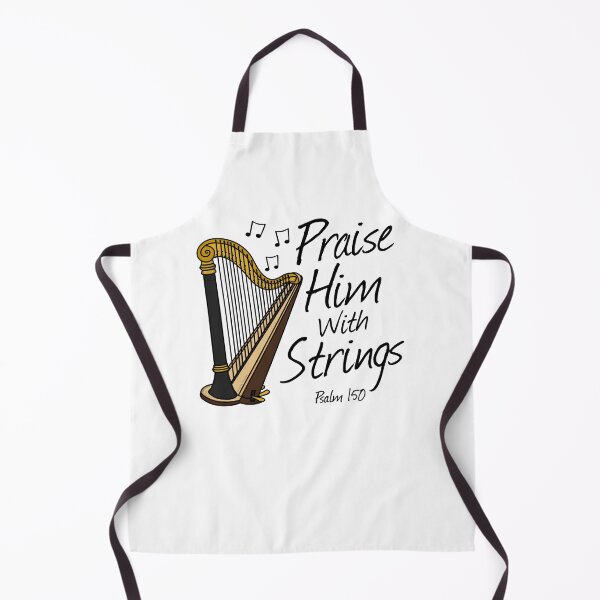 Item preview, Harp, Praise Him With Strings, Christian Harpist designed and sold by doodlerob.