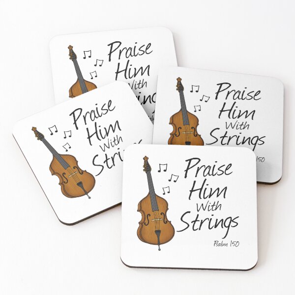 Item preview, Double Bass, Praise Him With Strings, Church Bassist designed and sold by doodlerob.