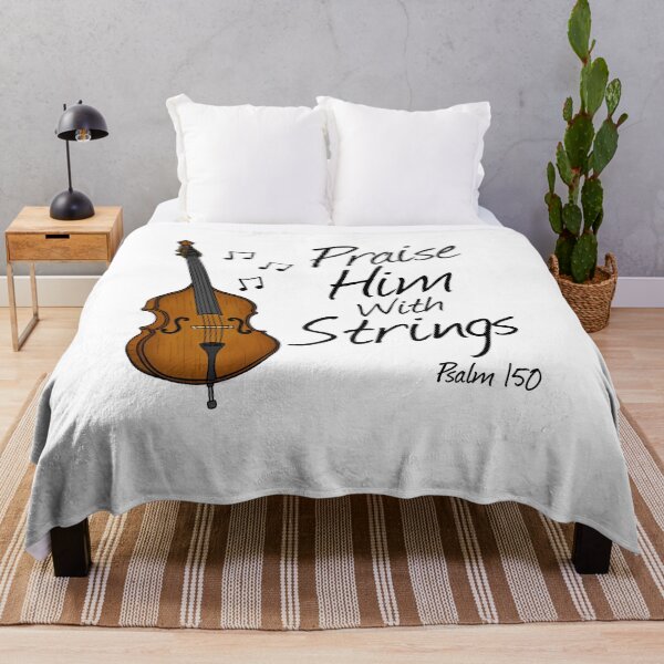 Item preview, Double Bass, Praise Him With Strings, Church Bassist designed and sold by doodlerob.
