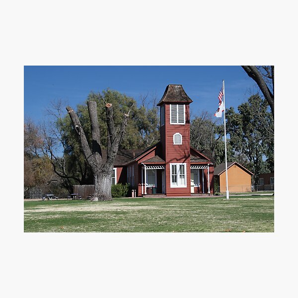 Item preview, Ballard’s 1882 Little Red Schoolhouse – A California Landmark Preserved in Time designed and sold by Armadillo222.