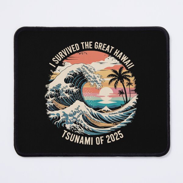 Item preview, Epic Survival I Survived The Great Hawaii Tsunami of 2025 51 designed and sold by MythWoot.