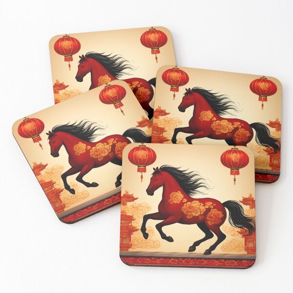 Item preview,  Fire Horse of Luck and Protection 2026 designed and sold by Zofia Sosnecka.