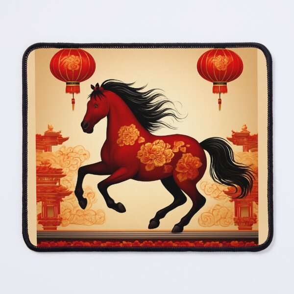 Item preview,  Fire Horse of Luck and Protection 2026 designed and sold by Zofia Sosnecka.