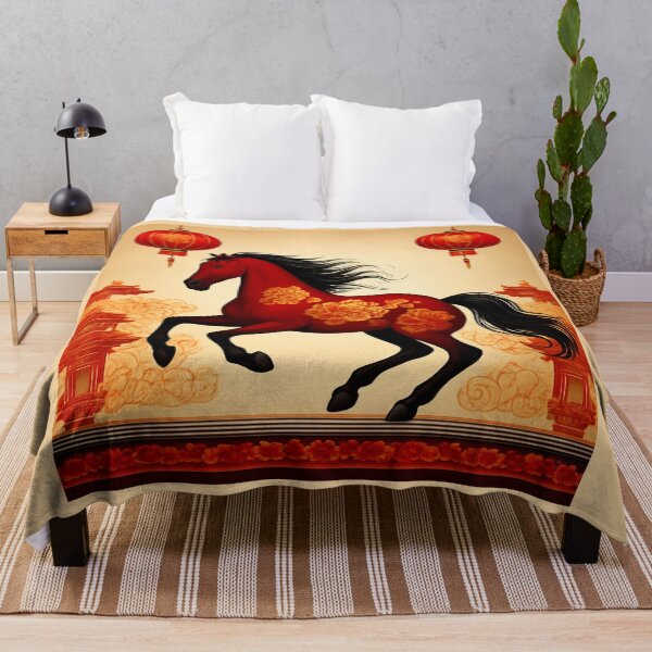 Item preview,  Fire Horse of Luck and Protection 2026 designed and sold by Zofia Sosnecka.