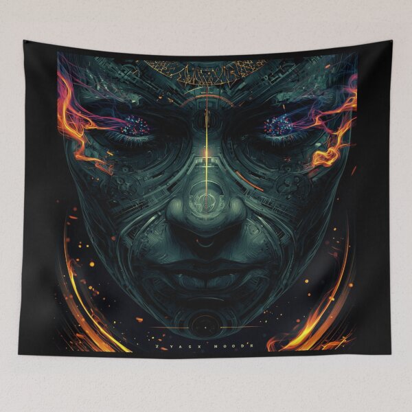 Item preview, Cyber Consciousness With Inner Fire designed and sold by DarkSpaceVibes.