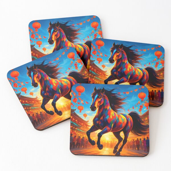 Item preview,  Fire Horse of Luck and Protection 2026 designed and sold by Zofia Sosnecka.