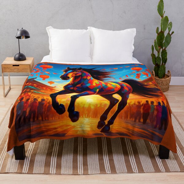 Item preview,  Fire Horse of Luck and Protection 2026 designed and sold by Zofia Sosnecka.