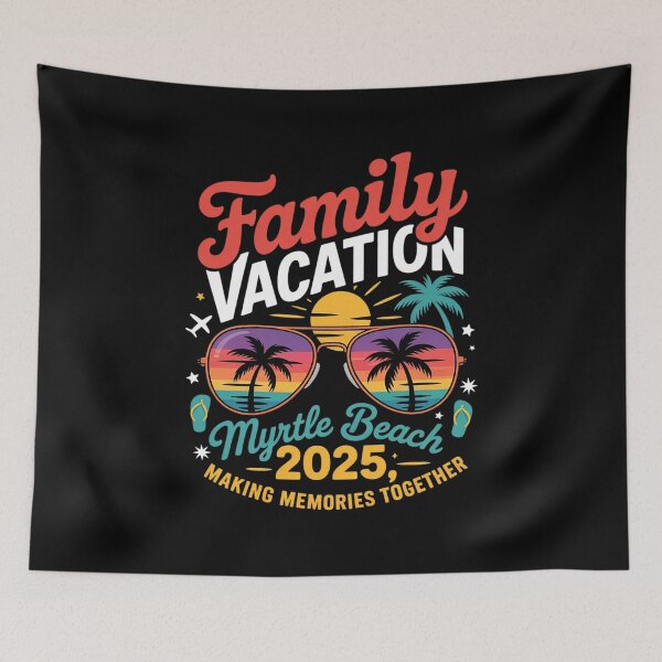 Item preview, Family Vacation 2025 Myrtle Beach Matching Summer Vacation  designed and sold by CombatTask.